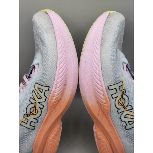 Hoka One One Mach 6 Multicolor Running Sneaker Women Size 10 B - Picture 10 of 14